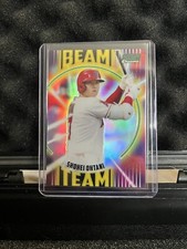 🔥2022 Topps Stafium Club Chrome Shohei Ohtani Beam team Green Refractor /99🔥