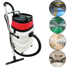110V Industrial Wet/Dry Vacuum Cleaner Water Suction Machine 90L 2-Motors