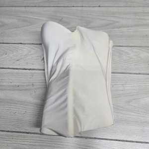 Davids Bridal Strapless Seamless Bustier Corset Longline Bra White 7643 Sz 34B