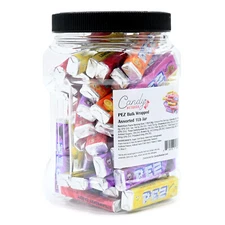 PEZ Bulk Wrapped Candy Refill 1Lb Jar - Assorted Flavors - Free Shipping!