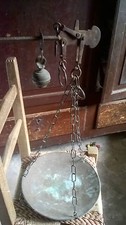 VECCHIA BILANCIA IN RAME -- OLD COPPER BALANCE