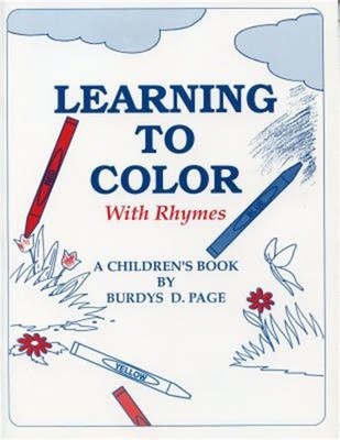 Learning to Color with Rhymes (Paperback or Softback)