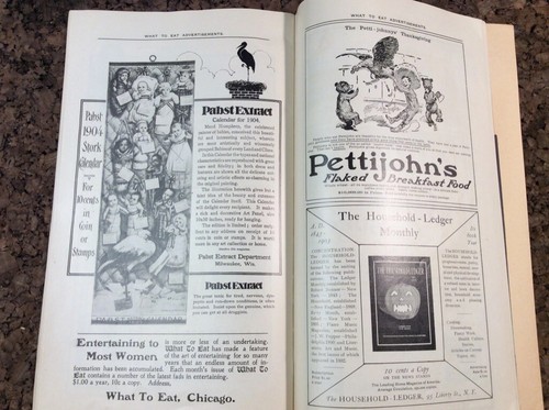 What To Eat Monthly Magazine November 1903 Pierce Publishing Company Gastronomic - Picture 8 of 8