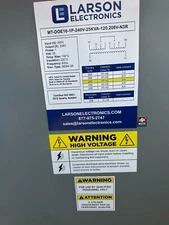 Larson Transformer Part #: MT-DOE16-1P-240V-25KVA-120.208V-N3R