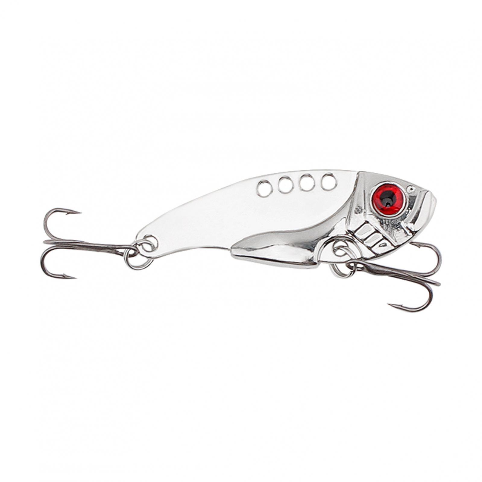 5 Pieces Metal Hard Spinner Blade Bait Fishing Lure Crankbait Bass