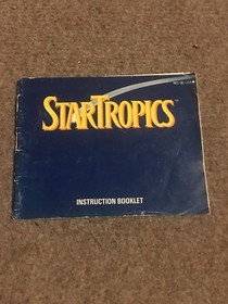 NES Nintendo System Star Tropics Startropics Instructions Game Free Shipping