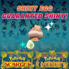 NACLI POKEMON SCARLET VIOLET ✨ SHINY EGG 6 IV ✨ CUSTOM AVAILABLE ✨