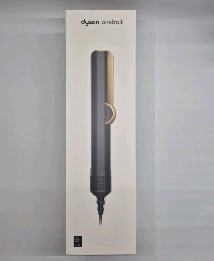 DYSON Airstrait Dryer & Straightener - Black/Gold