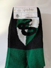 Harry Potter crew socks 3 pair pack Wizarding World shoe size 4-10 unisex