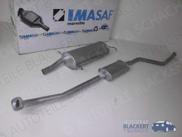 Imasaf Auspuff Set Ab Kat für Citroen Xsara + Coupe 1.6 16V 2000-2005 | Msd+Esd-image