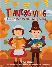 Thanksgiving Coloring Book and Acti..., Dp Kids Activit