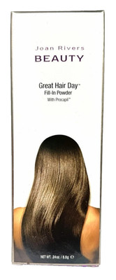 Joan Rivers Beauty Great Hair Day Fill-In Powder With Procapil BRUNETTE NIB