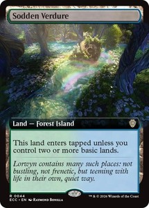 Sodden Verdure (Extended Art) #44 Commander: Lorwyn Eclipsed