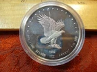 1982 Monex International LTD Eagle Proof 1 Oz .999 Silver Bullion Round