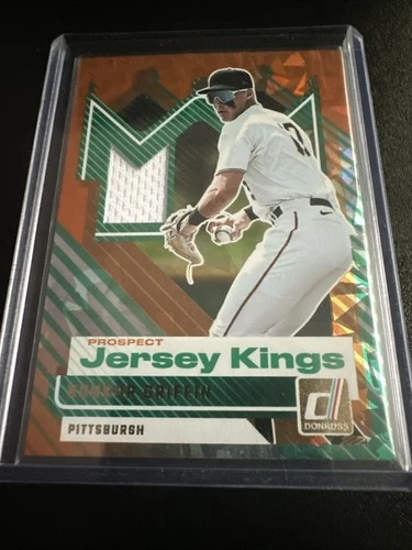 2025 Panini Donruss -  Jersey Kings Konnor Griffin #PJK-KG Orange Ice (MEM,RC)
