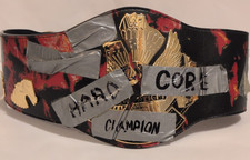 Rare Vintage WWF Hardcore Title Replica Belt Child Size Figures Toy Company 2001