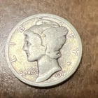 1917 MERCURY SILVER DIME ACTUAL COIN Get More Today & Save Silver @ $103.91 Oz