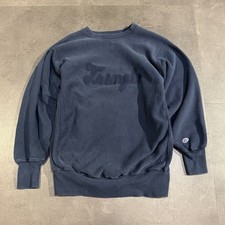 Vintage 90s Champion Reverse Weave Crewneck Sweatshirt Blue Size XL