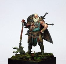 1/24 Scale Viking Barbarian Resin Miniature Figure Fantasy Warrior Model