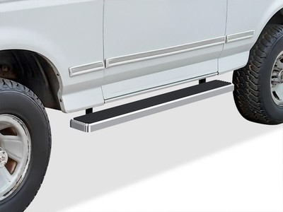 APS Stainless Steel 6in Running Boards Fit 80-96 Ford Bronco F150 Regular Cab