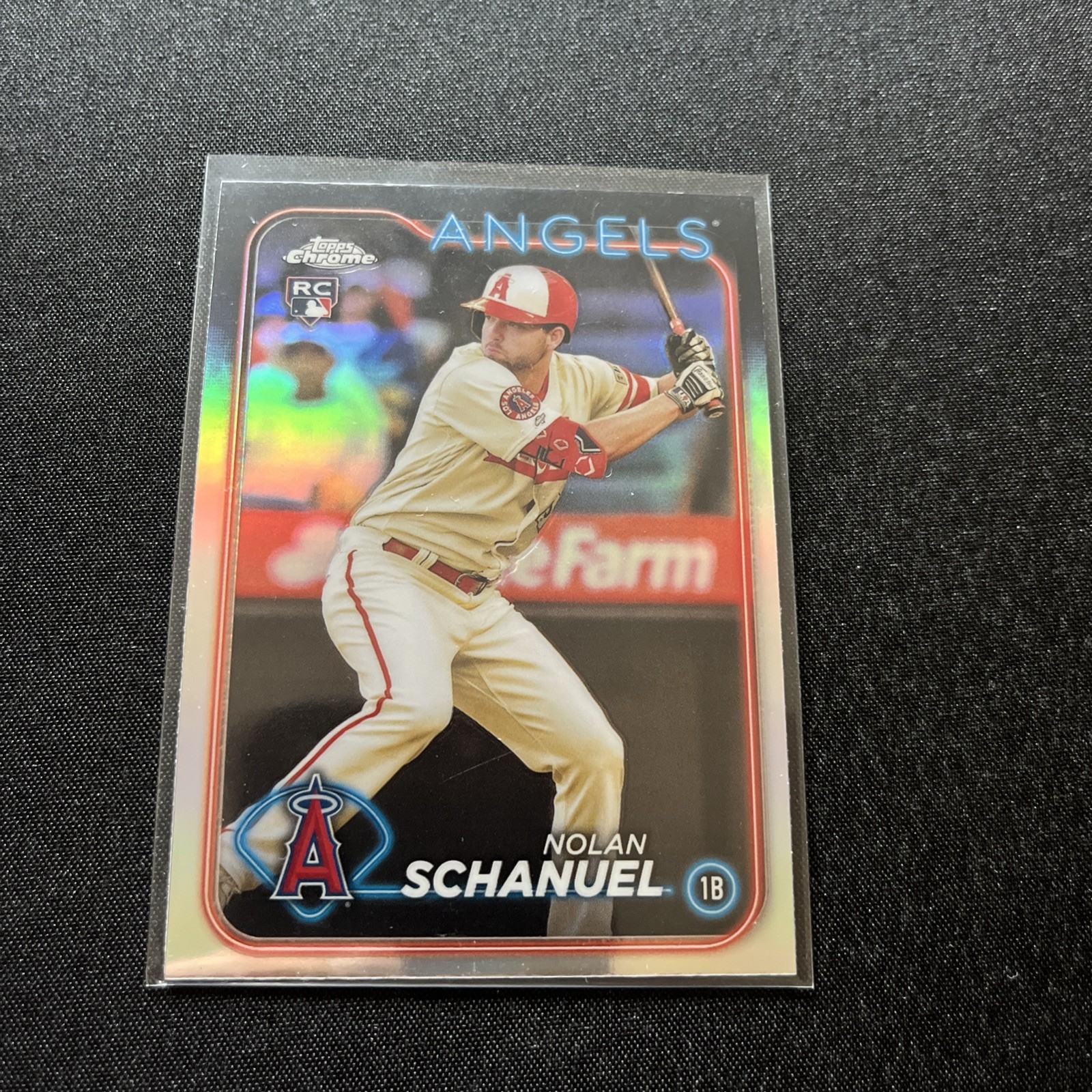 NOLAN SCHANUEL - 2024 Topps Chrome Refractor RC #274 Los Angeles Angels