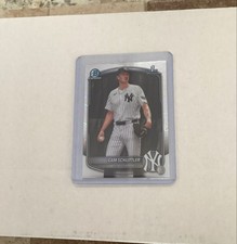 2025 Bowman Chrome - Prospects Cam Schlittler #BCP-166 Laser Refractor (RC)