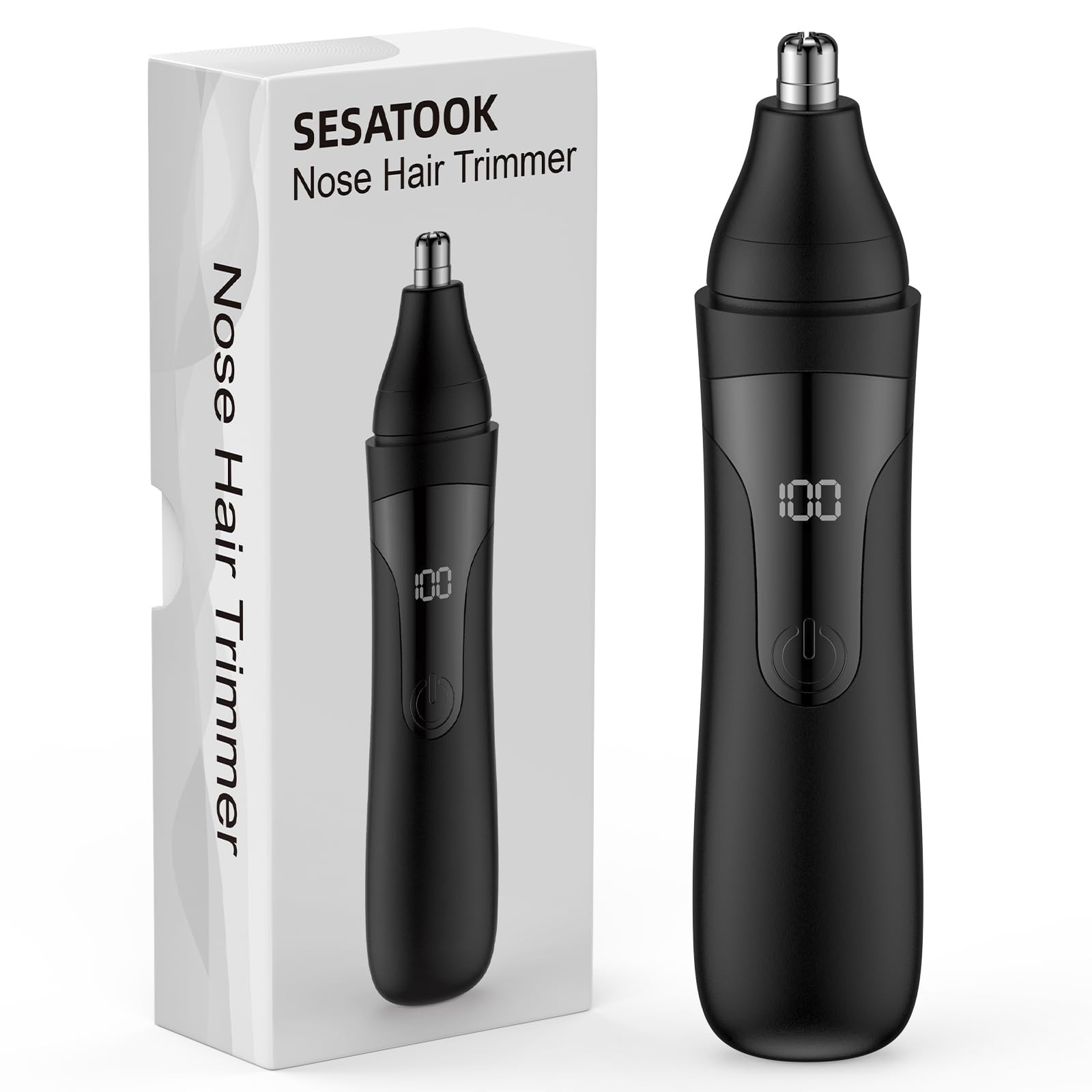Nose Hair Trimmer Rechargeable Professional Painless Nose Trimmer for Ear and