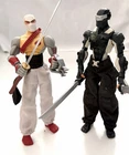 GI Joe Sigma 6 Ninja Showdown Snake Eyes & Storm Shadow 8" Figures Swords