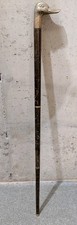 Vintage Walking Stick w/ Brass Duck Head 38" 3 Section Brass Tip on Bottom