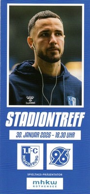 Programm  1.FC Magdeburg - Hannover 96  30.01.2026