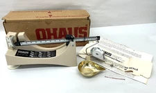 OHAUS 5 0 5 505-10 Precision Reloading Scale Balance Beam w/ Box