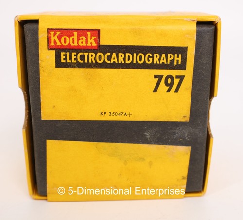 Carta fotografica elettrocardiografica Kodak vintage 797 I-ROLL 45 mm x 50 piedi - sigillata - Foto 3 di 6