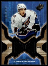 2006-07 SPx JERSEY ROOKIE Jonas Johansson Rookie 1159/1999 Washington Capitals