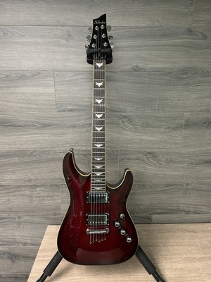 Schecter Diamond Series C-1+ Red Black Cherry Electric Guitar #2171