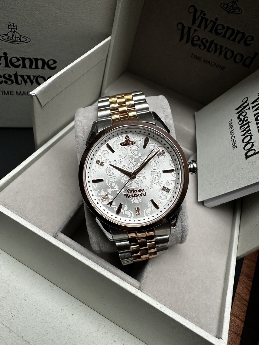 Vivienne Westwood Wallace Ladies White & Rose Gold-Tone Bracelet
