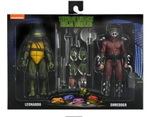NECA Teenage Mutant Ninja Turtles 1990 Movie Shredder vs Leo - Roof Top Battle
