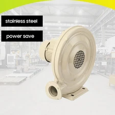 550W Centrifugal Medium Pressure Blower Stainless Steel Exhaust Fan 1700PA 110V