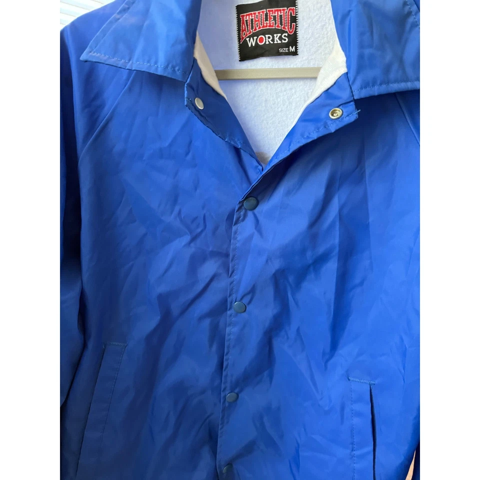 Vintage 90s McDonald's Blue Windbreaker Jacket Golden Arches Logo Size M - Image 3 of 4