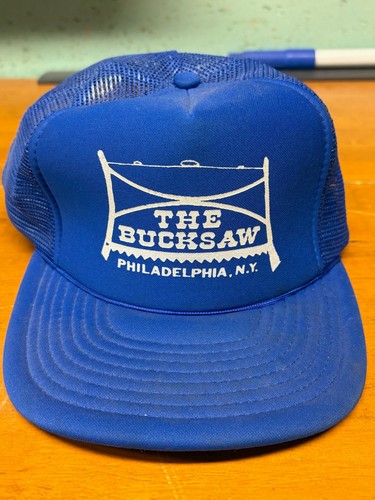 Vintage The Bucksaw Tavern Snapback Hat Philadelphia New York Theresa New York