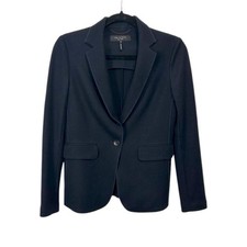 Rag Bone One Button Closure Wool Navy Blazer, Women s, Size 0