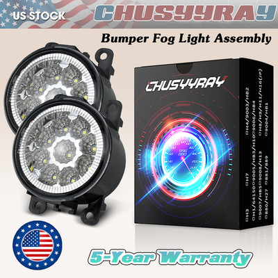 White LED Bumper Fog Lamp Driving Light For Mitsubishi Eclipse 2006 2007 2008