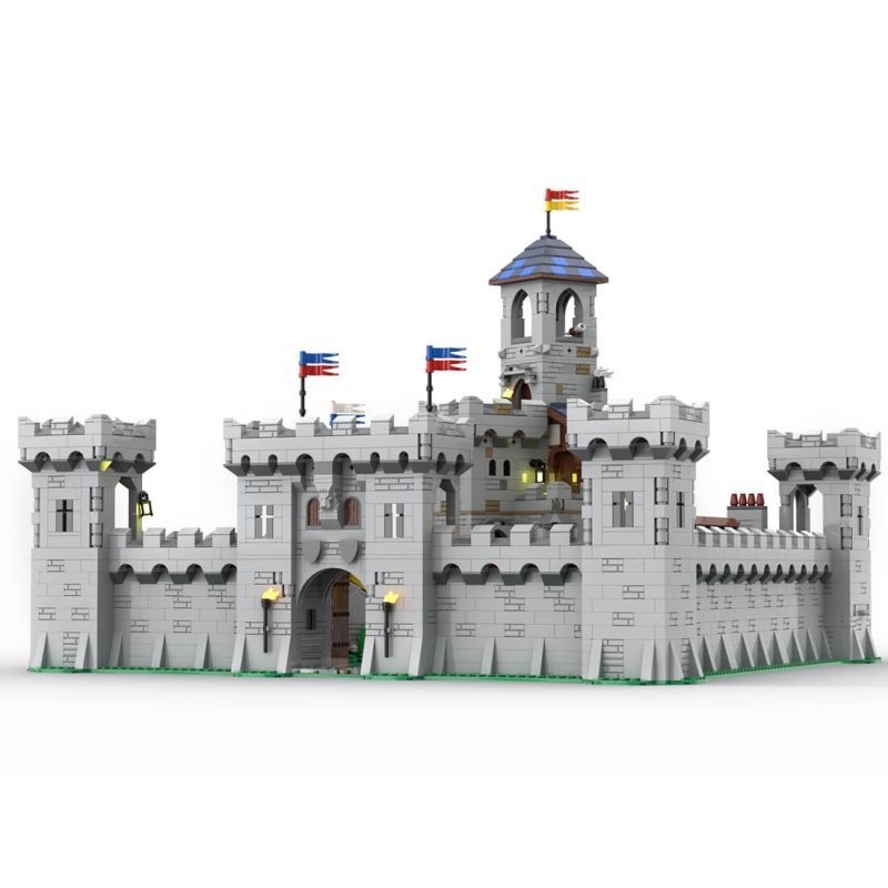 MOC Modular Medieval Castle Building Blocks Set 4363 Pieces Good ...