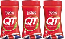 Typhoo QT Instant Black Tea with Whitener 125g -(Pack of 3 )