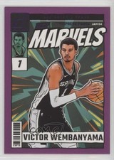 2024-25 Panini Donruss Net Marvels Press Proof Purple Victor Wembanyama #21