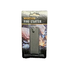 Magnesium Fire Starter Camping Backpacking Survival Flint Steel Camp Emergency
