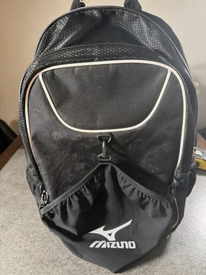 Mizuno Black Backpack Organizer Bat Pack Series Baseball Softball Equip Bag