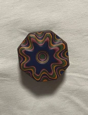 Island Bamboo Pakkawood Salt Cellar (Blue, Pink, Green, Gold) 3.5”x 2”