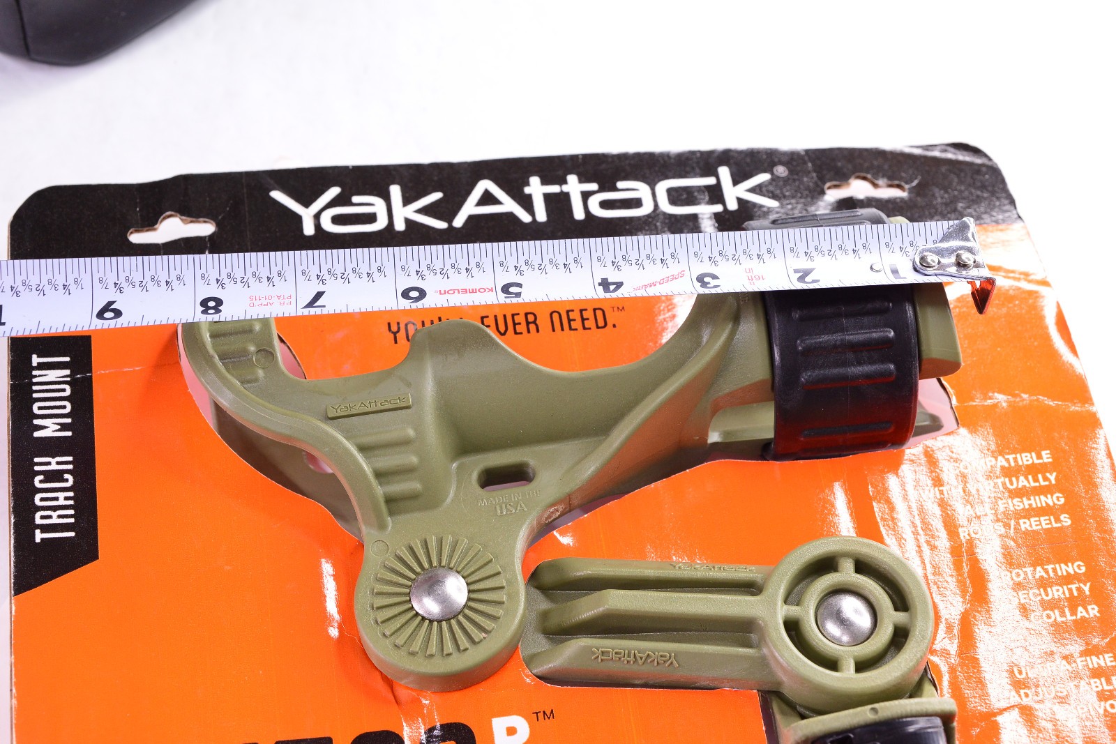 YakAttack Omega Pro Kayak Fishing Rod Holder LocknLoad Track Mounted RHM-1002