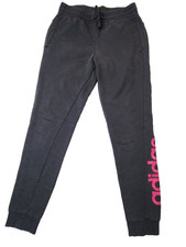 Adidas woman sweatpants drawstring black size small