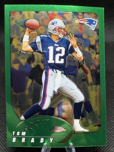 2002 Topps Chrome Tom Brady #100 - New England Patriots